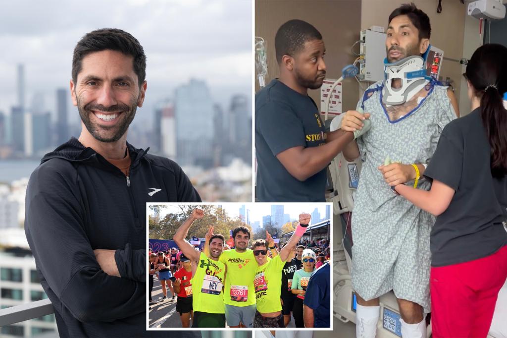 Nev Schulman ran the NYC Marathon 3 months after breaking his neck